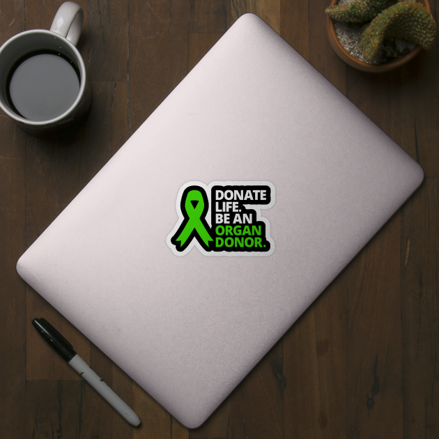 Donate Life Be An Organ Donor, Awareness Green Ribbon by LEGO